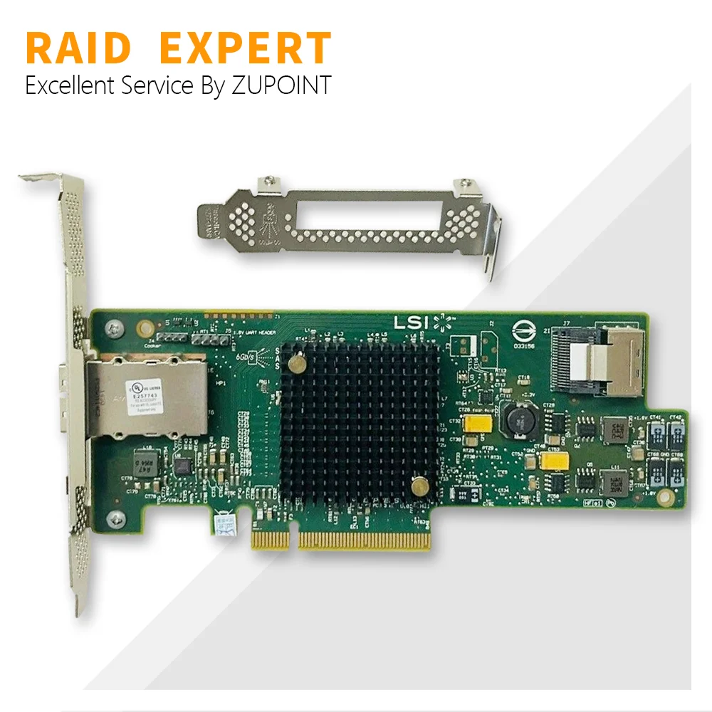 ZUPOINT LSI RAID Ʈѷ ī, ZFS FreeNAS unRAID IT  Ȯ ī, SAS SATA HBA, 6Gbps PCI-E 3.0 P20, 9207-4e